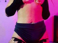 Amateur, Lingerie, Masturbation, Petite femme, Solo