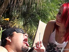 Bondage disciplin sadomasochisme, Kvinde dominans, Hd, Ydmidelse, Røvhåret, Slave, Ryger, Trekant