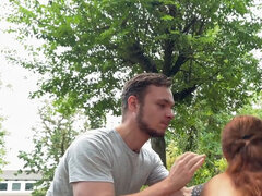 Stor stjärt, Stor kuk, Stora tuttar, Avsugning, Pov, Rödhårig, Rakad