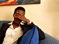 My hot African roommate was caught cheating, she let me ruin her pussy to keep quiet