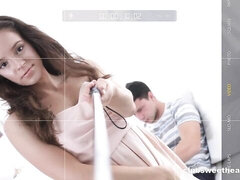 Anal, Cul, Sucer une bite, Léchez, Chatte, Rasée, Adolescente, Nénés