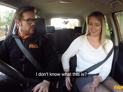 Czech Babe Orgasms After 1st Lesson 1 - Fake Driving School