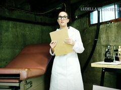 Babe, Brunette, Buttet, Doktor, Briller, Hd, Gravid