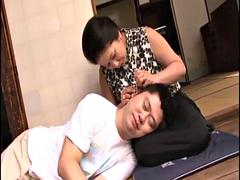 Ázsiai, Testes gyönyörű hölgy, Cumizás, Kézimunka, Japán, Érett koros, Érett feleség