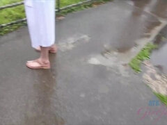 Минет, Ноги, Дрочка ногами, Оргазм, Киски, Тощие, Подглядывание, Влажная