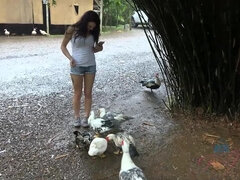 아마추어, 큰 엉덩이, 오랄섹스, 흑갈색 머리, 여자친구, 핸드잡, 셀카, 보지