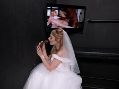 18, Čierne, Blondína, Hrubé, Hardcore, Pička, Stockings, Svadba