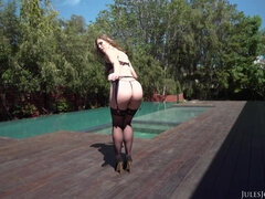 Anaal, Grote mammen, Rondborstig, Groep, Natuurlijke tieten, Pornster, Trio, Tieten likken