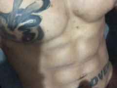 Amatør, Stor kukk, Runke, Alene, Tattovering