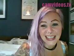 Amateur, Belle grosse femme bgf, Gros seins, Masturbation, Solo, Tatouage, Nénés, Webcam