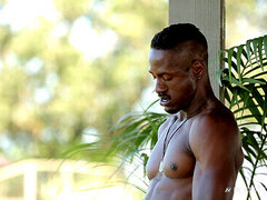 Monumentális dákó, Fekete, Meleg, Óriási fasz, Maszti, Egyedül