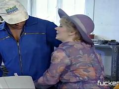 Amatør, Dildoen, Fetisj, Fisting, Bestemor, Sexy undertøy, Moden, Nylon