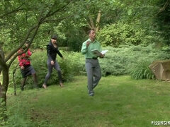 Sort, Kkm, Udendørs, Trusser, Barberet, Studerende, Trekant, Våd