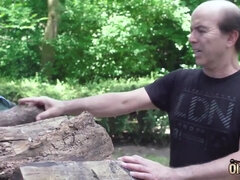 Babe, Store pupper, Kukk suging, Barmfager, Sperm skott, Fetisj, Utendørs, Pupper