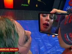 Tattooed Phoenix in piss bliss gangbang - 666Bukkake