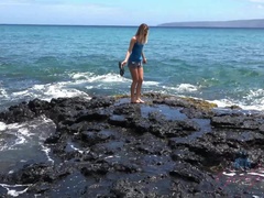 Bikini, Fingering, Blottande, Flickvän, Onani, Rakad, Sprutande, Tuttar