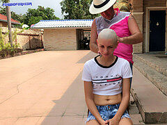 항문, 더블 삽입, 면도된, 쓰리섬