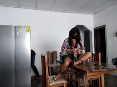 Κώλος, Χοντρή γυναίκα, Σπιτικό, Νοικοκυρά, Λατίνα, Οργασμός