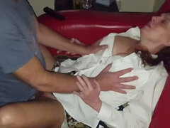 Creampie, Kysser, Slick, Mogen, Milf, Mamma, Trekant, Fru