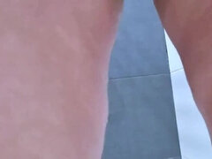 BBW Wife Cheats on Husband with Poolside Pissing and Hairy Pussy Action