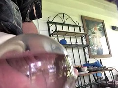 Stor kukk, Homofil, Onani, Utendørs, Offentlig