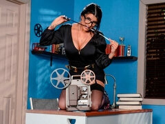 큰 가슴, 도기스타일, 핸드잡, 대단히, 수음, 밀프, 스타킹, 선생