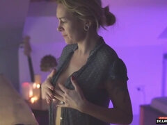 Friend's mother stays home alone - Blonde