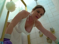 デカチン, ブロンド, 中出し, チン, バック, 家族, 自家製, 禁句