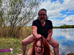 Kukk suging, Hanrei, Hardcore, Milf, Utendørs, Offentlig, Ridning, Kone