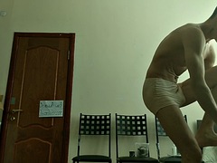 아마추어, 큰 음경, 발, 랑제리, 근육, 혼자, 운동, 젖가슴