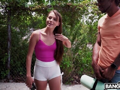 Negroa, Interracial, Ao ar livre cartaz de rua outdoor, Ruivoa, Pornô leve, Adolescente