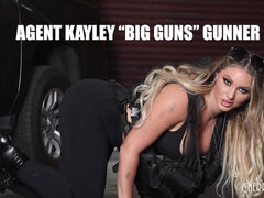 Big Boobs Blonde Kayley Gunner Saves Her Agent Partner Tommy Pistol With A Hot Blowjob And He Licks Her Ass In Return - Tommy pistol