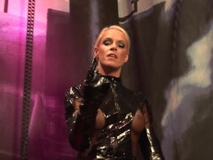 緊縛, ボンデージ, ヨーロピアン, ハードコア, レザー, オーガズム, 一人, おもちゃ