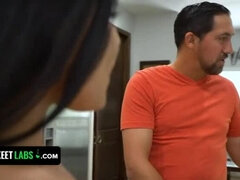 Iso perse, Kyrpä, Naamallinen, Itsetyydytys, Ulkona, Pienikokoinen, Näkökulma pov, Suihku