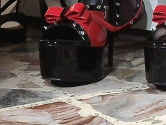 아마추어, 발 페티쉬, 힐, 집에서 만든, 나이든, 밀프, 나일론, 팬티호스