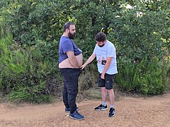 Anal, Belle grosse femme bgf, Grosse bite, Sucer une bite, Homosexuelle, De plein air, Espagnole, Plan cul à trois