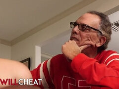 She will Cheat - Melissa Moore makes beta watch her with bbc