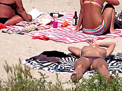 Plage, Gros cul, Voyeur