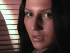 흑인, 오랄섹스, 흑갈색 머리, 유럽인, 공개적인, 보지, 스타킹, 단단한