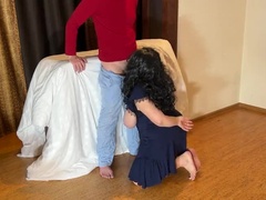 Stepmom Lets StepSon Fuck Her Big Ass and Sucks His Cock - Homemade Anal Sex