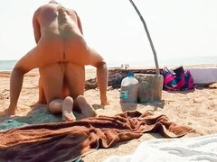 ビーチ, フェラチオ, コンピレーション, Hd, ヌーディスト, アウトドア, オマンコ, ロシア人