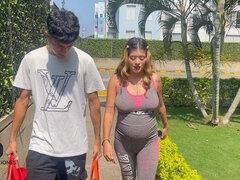 Amatéři, Pár, Latinské, Těhotná