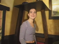 Spellbinding cutie shows up in crazy porn clip