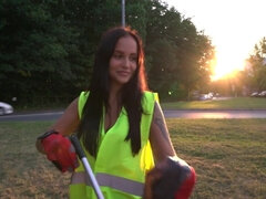 Avsugning, Brunett, Sperma shot, Hd, Pov, Offentlig, Verklighet, Tonåring