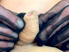 Amatør, Pik sutte, Fetish, Handsker, Håndjob, Mor jeg gerne vil kneppe, Nylon, Penis