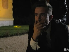 デカパイ, ブロンド, フェラチオ, 車, フェティッシュ, なめる, 自然山雀, オマンコ