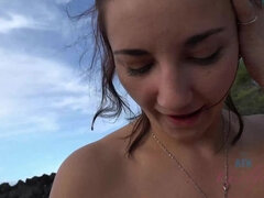 Amaterji, Plaža, Bikinke, Blondinka, Nude, Orgazem, Muco, Obrito