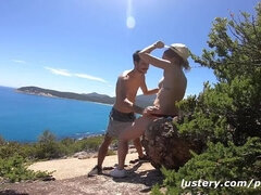 Verga grande, Rubia, Polla, Estilo perrito, Casero, Italiano, Al aire libre, Tetas