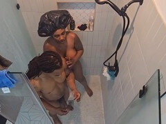 Любители, Из жопы в рот, Ванна, Большая жопа, Большой член, Минет, Черненькие, Курящие