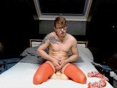 素人, アナル, 足, ゲイ, ドイツ人, ナイロン, 一人, ストッキング